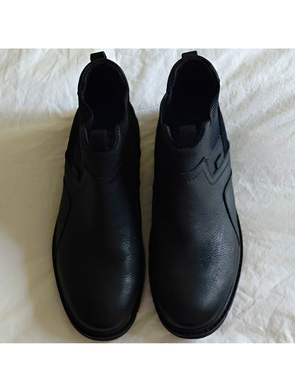 Nunn Bush Men's Black Leather Chelsea Slip-On Ankle Boots Sz 9 W EUC #1052
